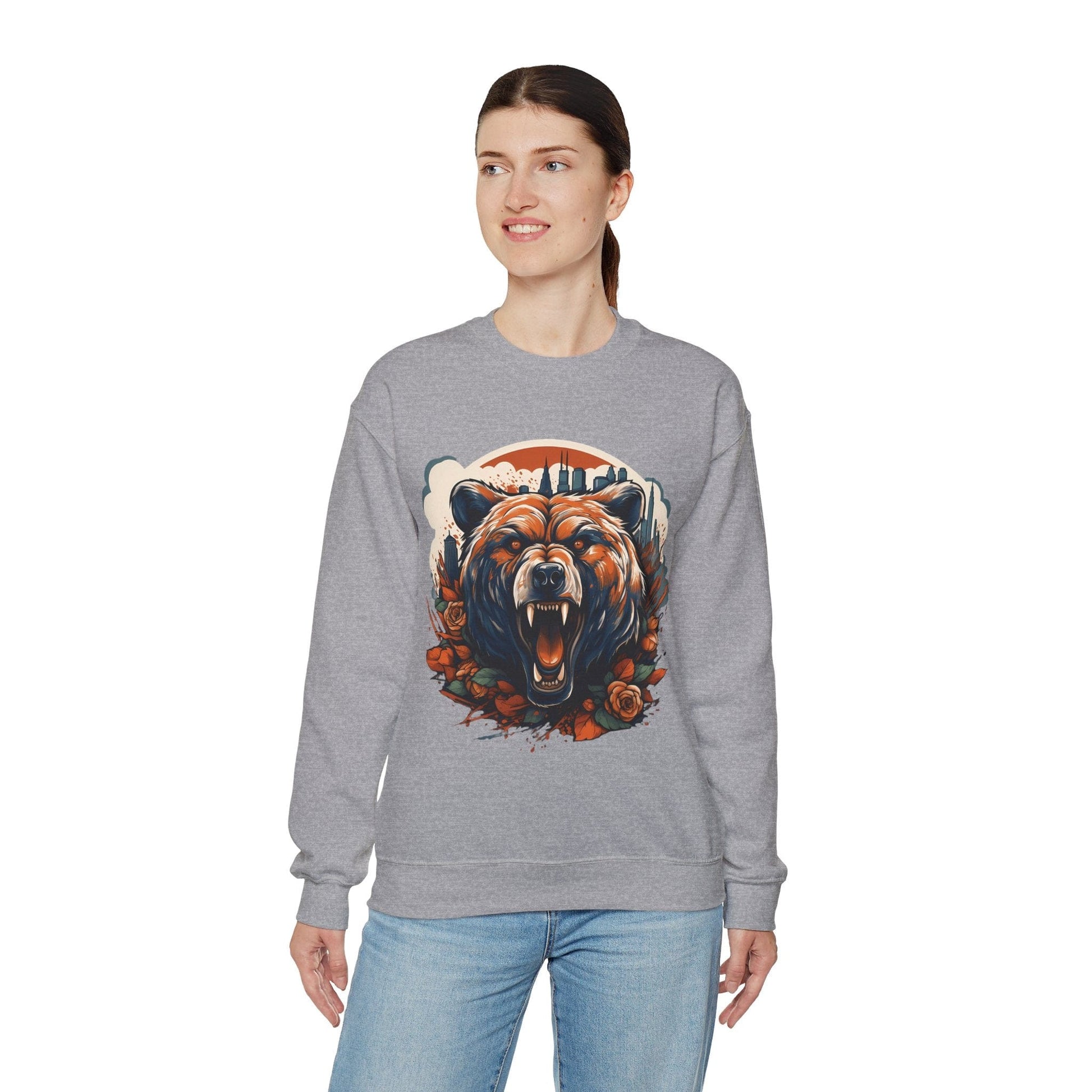 Sweatshirt Chicago Bears Floral Vintage Sweatshirt