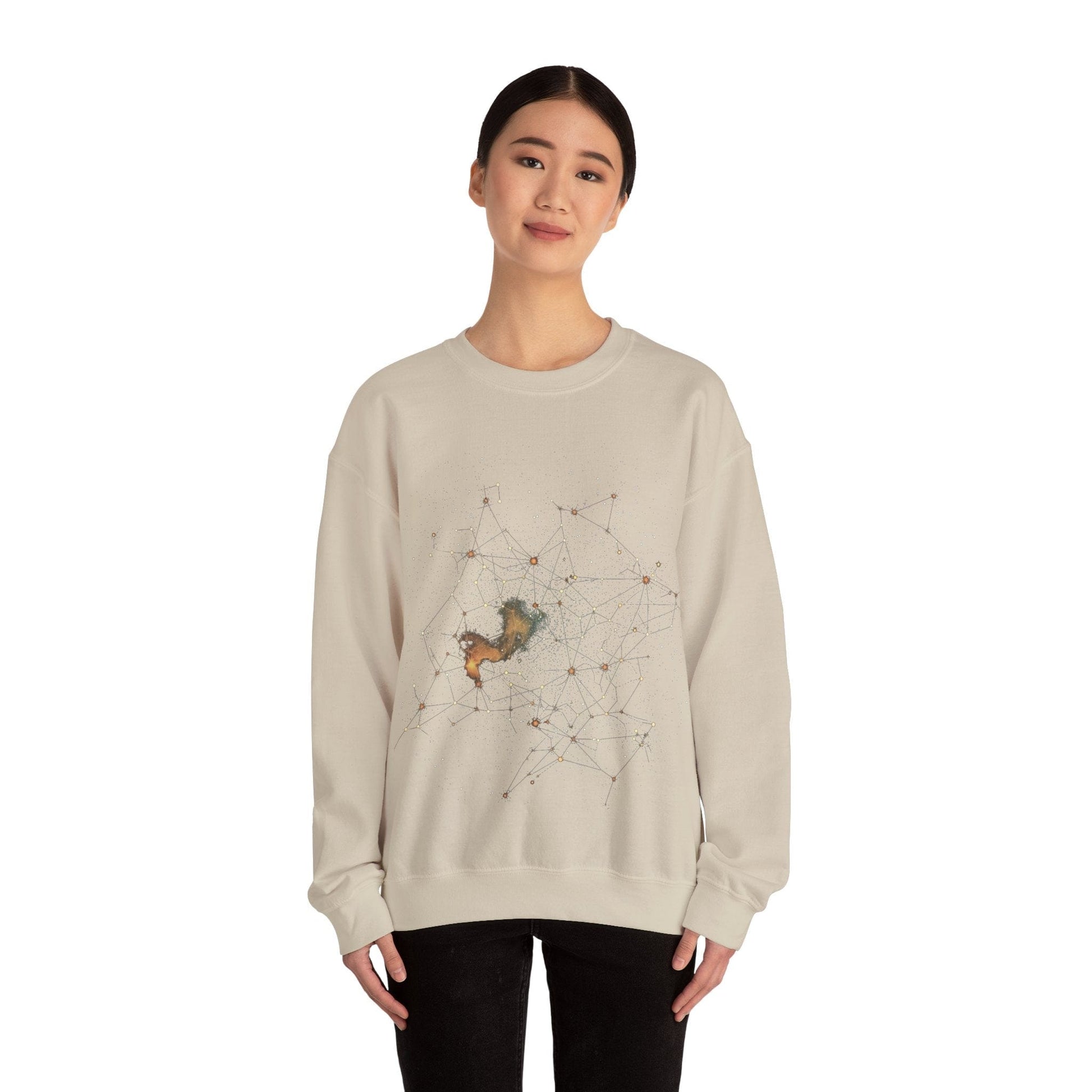 Sweatshirt Constellation Lines Sweater