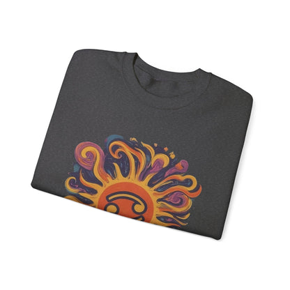 Sweatshirt Cosmic Cancer Sweater: Groovy 60s Vibes