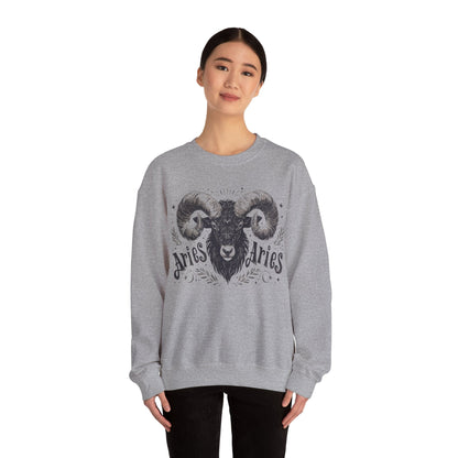 Sweatshirt Cosmic Ram Aries Soft Sweater: Embrace Your Fire