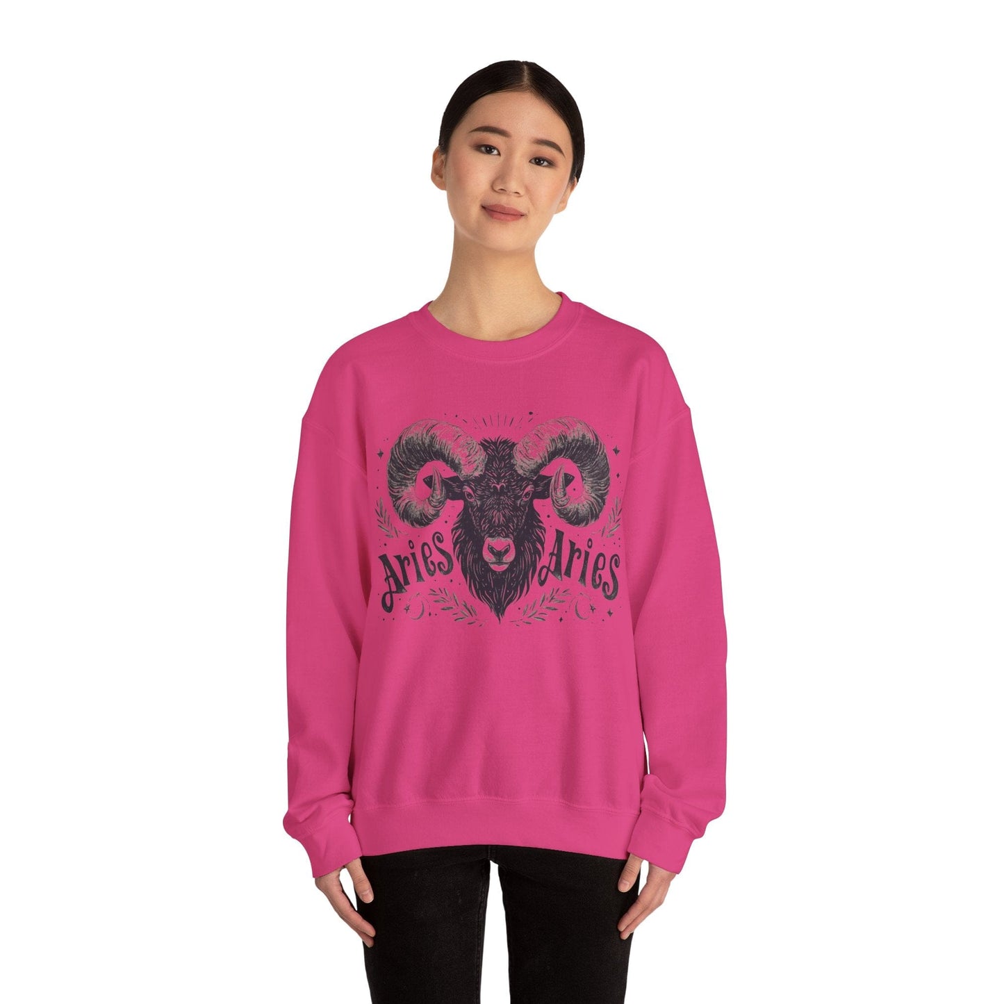 Sweatshirt Cosmic Ram Aries Soft Sweater: Embrace Your Fire