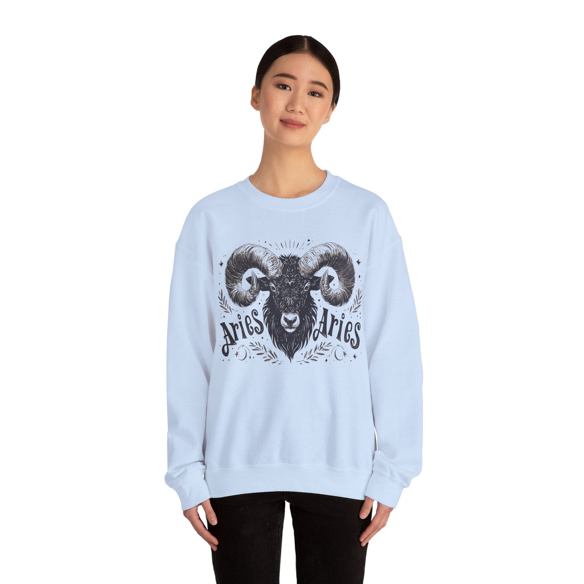 Sweatshirt Cosmic Ram Aries Soft Sweater: Embrace Your Fire