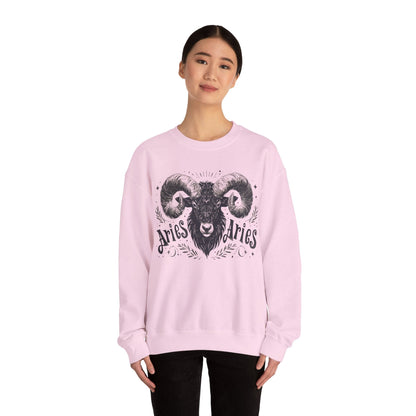 Sweatshirt Cosmic Ram Aries Soft Sweater: Embrace Your Fire