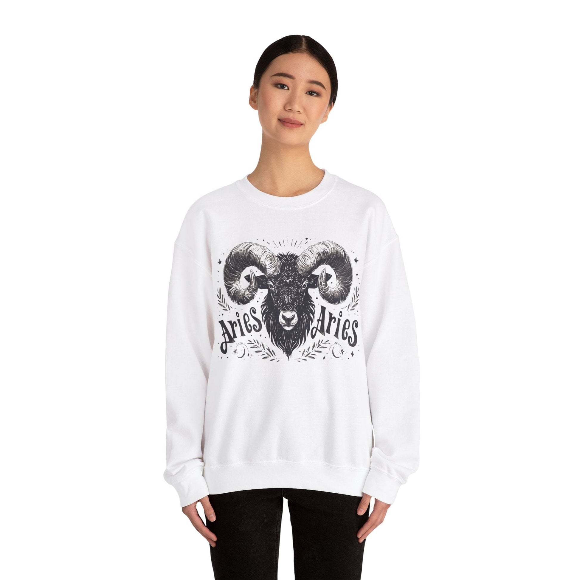 Sweatshirt Cosmic Ram Aries Soft Sweater: Embrace Your Fire