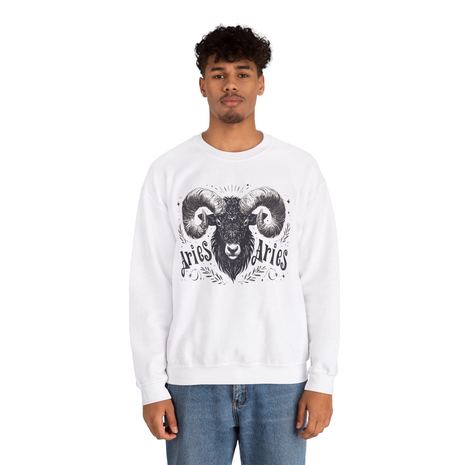 Sweatshirt Cosmic Ram Aries Soft Sweater: Embrace Your Fire