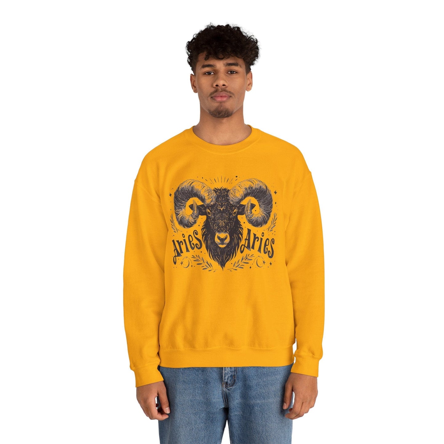 Sweatshirt Cosmic Ram Aries Soft Sweater: Embrace Your Fire