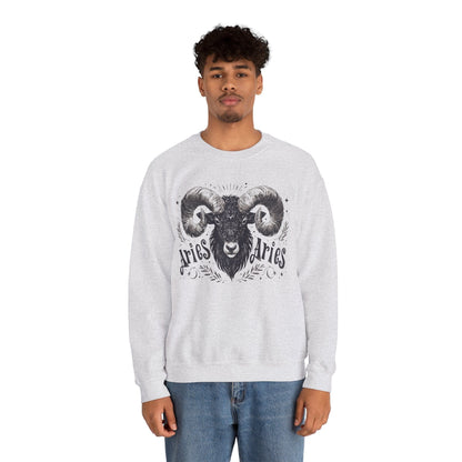 Sweatshirt Cosmic Ram Aries Soft Sweater: Embrace Your Fire