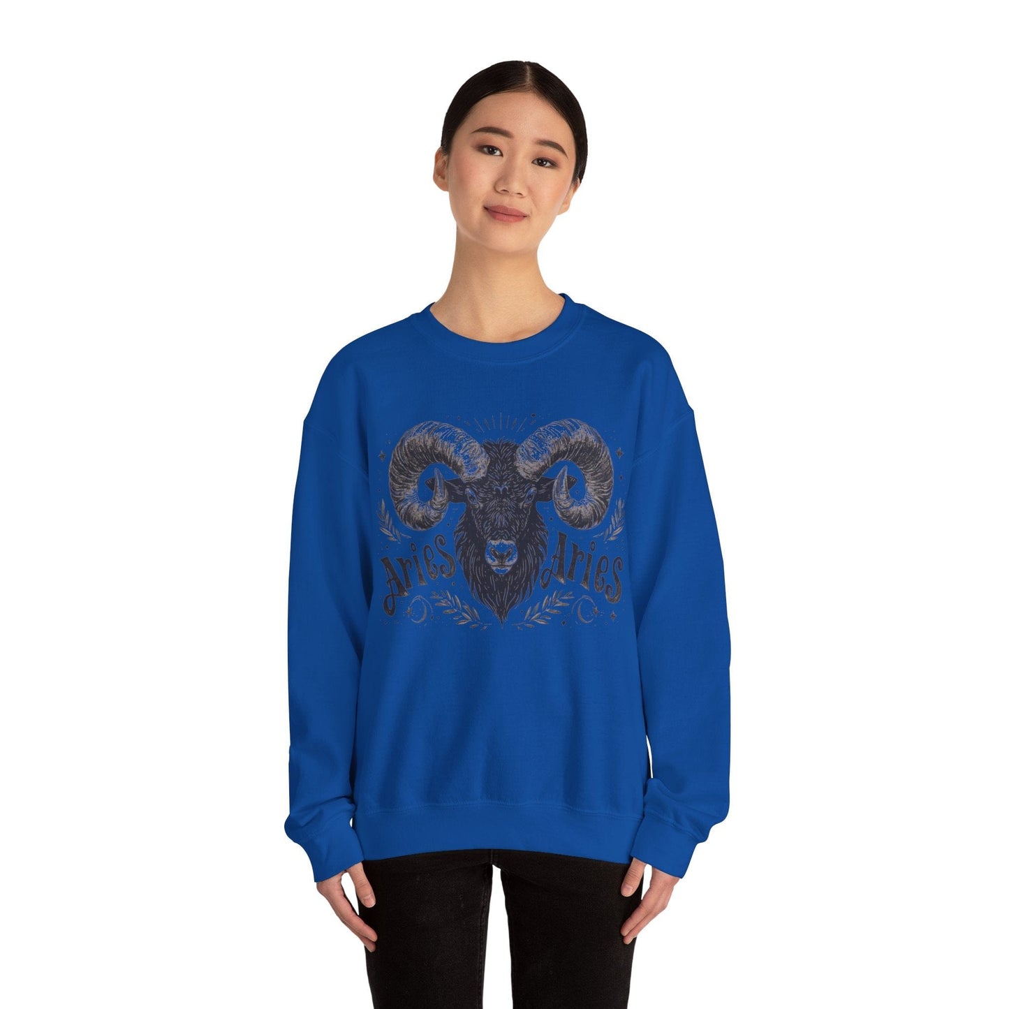 Sweatshirt Cosmic Ram Aries Soft Sweater: Embrace Your Fire