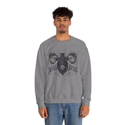 Sweatshirt Cosmic Ram Aries Soft Sweater: Embrace Your Fire