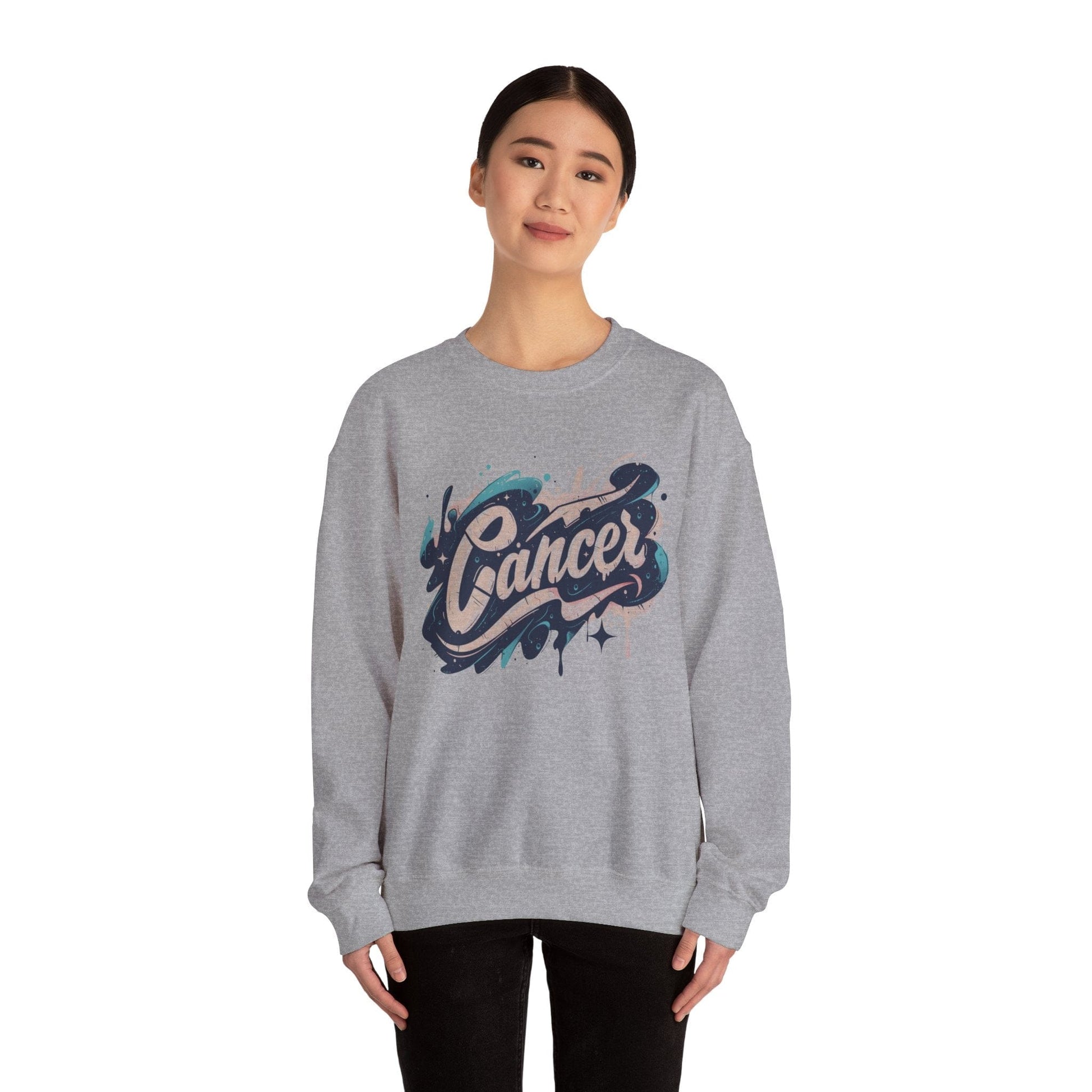 Sweatshirt Cosmic Splash Cancer Sweater: Orbit of Emotion