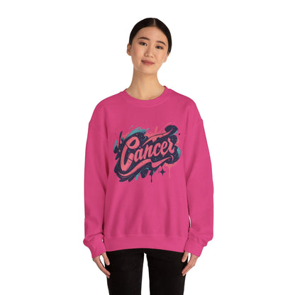 Sweatshirt Cosmic Splash Cancer Sweater: Orbit of Emotion