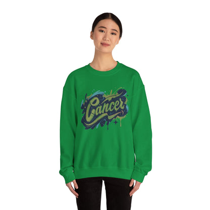 Sweatshirt Cosmic Splash Cancer Sweater: Orbit of Emotion