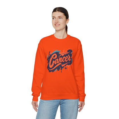 Sweatshirt Cosmic Splash Cancer Sweater: Orbit of Emotion