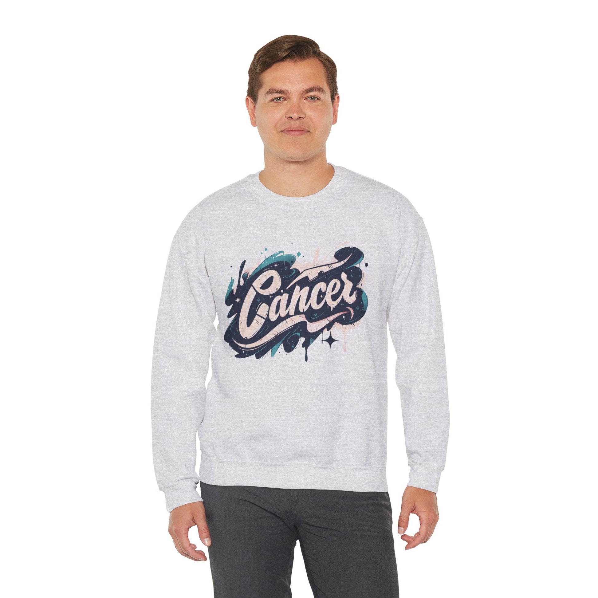 Sweatshirt Cosmic Splash Cancer Sweater: Orbit of Emotion