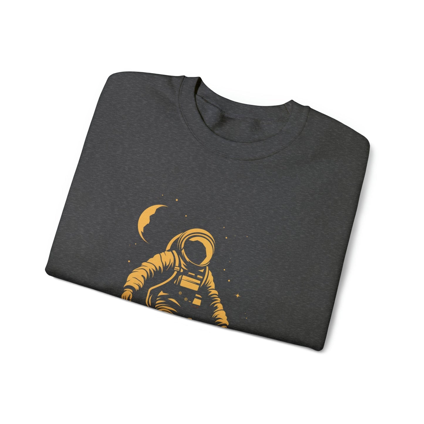 Sweatshirt Cosmic Wanderer: Astronaut in Cosmic Embrace Sweater