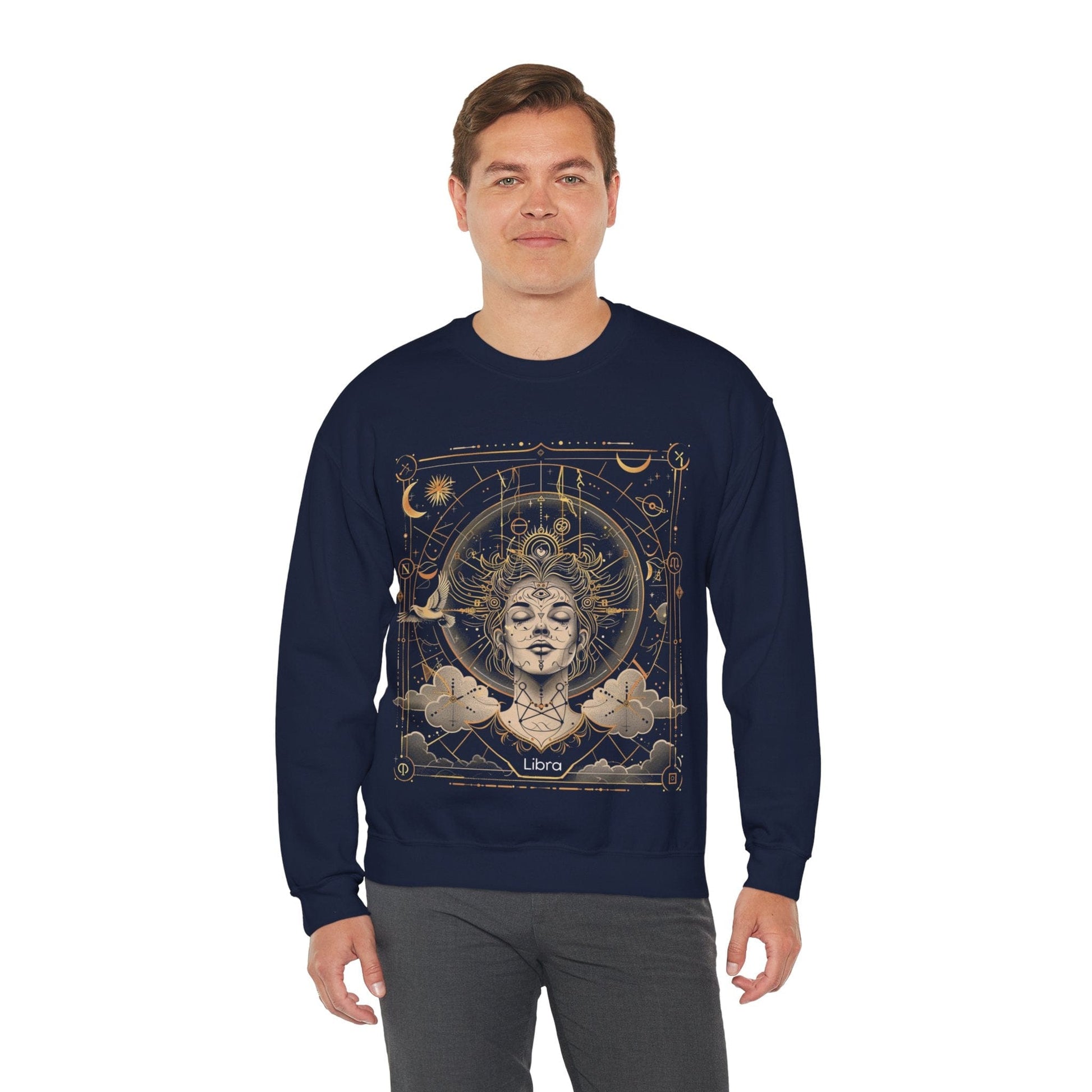 Sweatshirt Equilibrium Essence Libra Mystique Sweater: Harmonize with the Cosmos