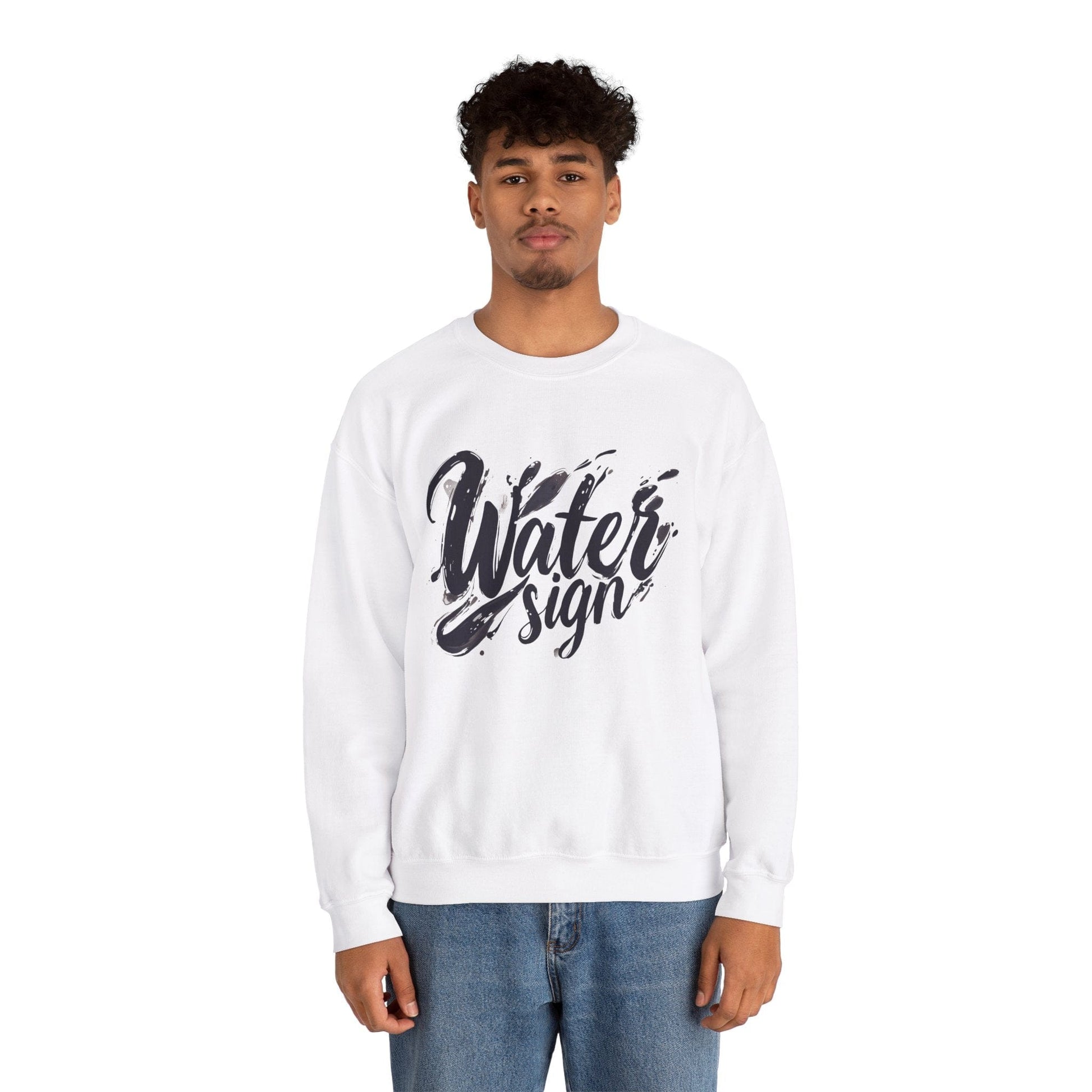 Sweatshirt Fluid Essence Cancer Sweater: Waves of Intuition