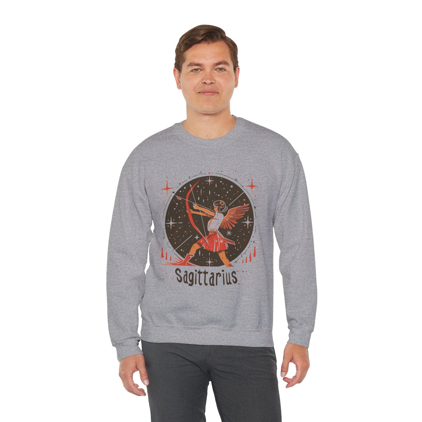 Sweatshirt Galactic Archer Sagittarius Sweater: Adventure Awaits in the Stars