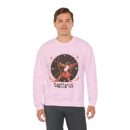 Sweatshirt Galactic Archer Sagittarius Sweater: Adventure Awaits in the Stars
