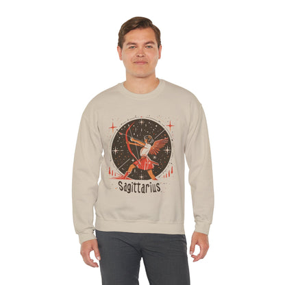 Sweatshirt Galactic Archer Sagittarius Sweater: Adventure Awaits in the Stars