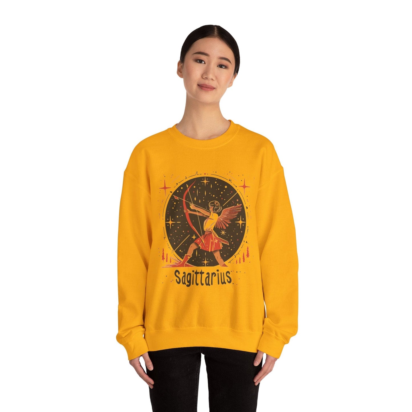 Sweatshirt Galactic Archer Sagittarius Sweater: Adventure Awaits in the Stars