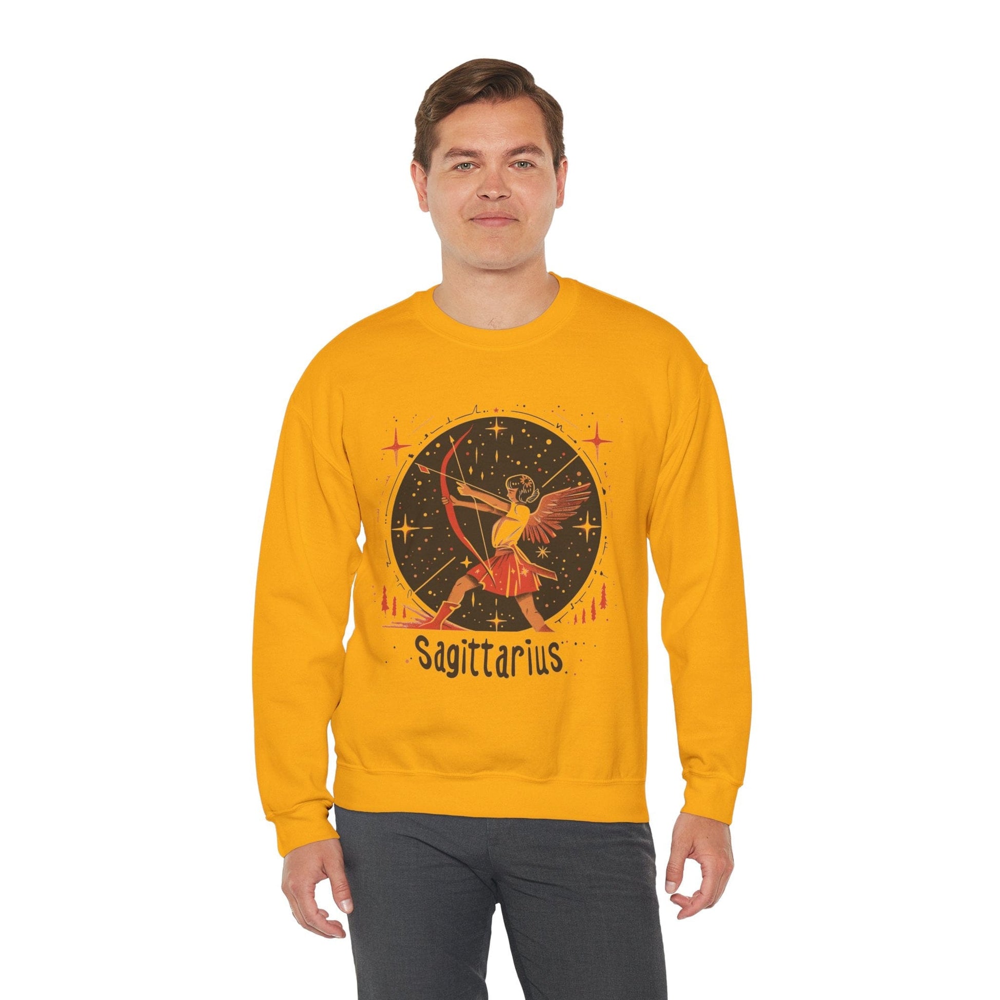 Sweatshirt Galactic Archer Sagittarius Sweater: Adventure Awaits in the Stars