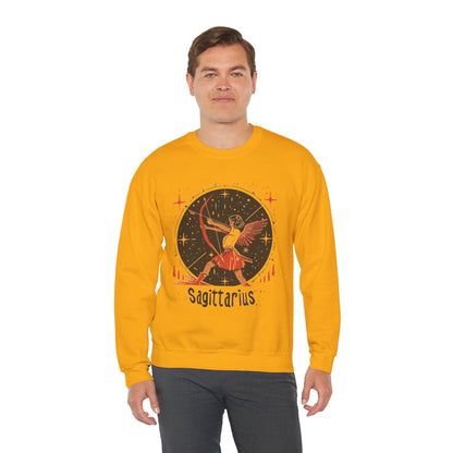 Sweatshirt Galactic Archer Sagittarius Sweater: Adventure Awaits in the Stars