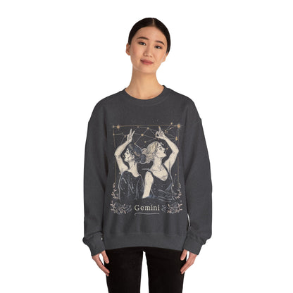 Sweatshirt Gemini Air Whisper Soft Sweater: Dual Shine for the Twin Sign