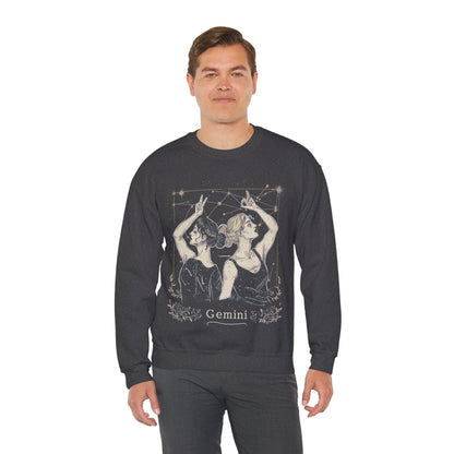 Sweatshirt Gemini Air Whisper Soft Sweater: Dual Shine for the Twin Sign