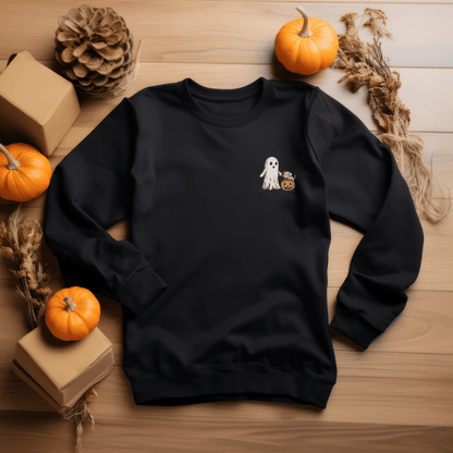 Sweatshirt Ghost & Dog Walk Sweater - Halloween Limited Edition Sweater