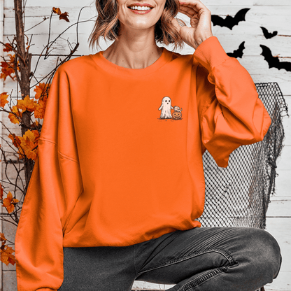 Sweatshirt Ghost & Dog Walk Sweater - Halloween Limited Edition Sweater