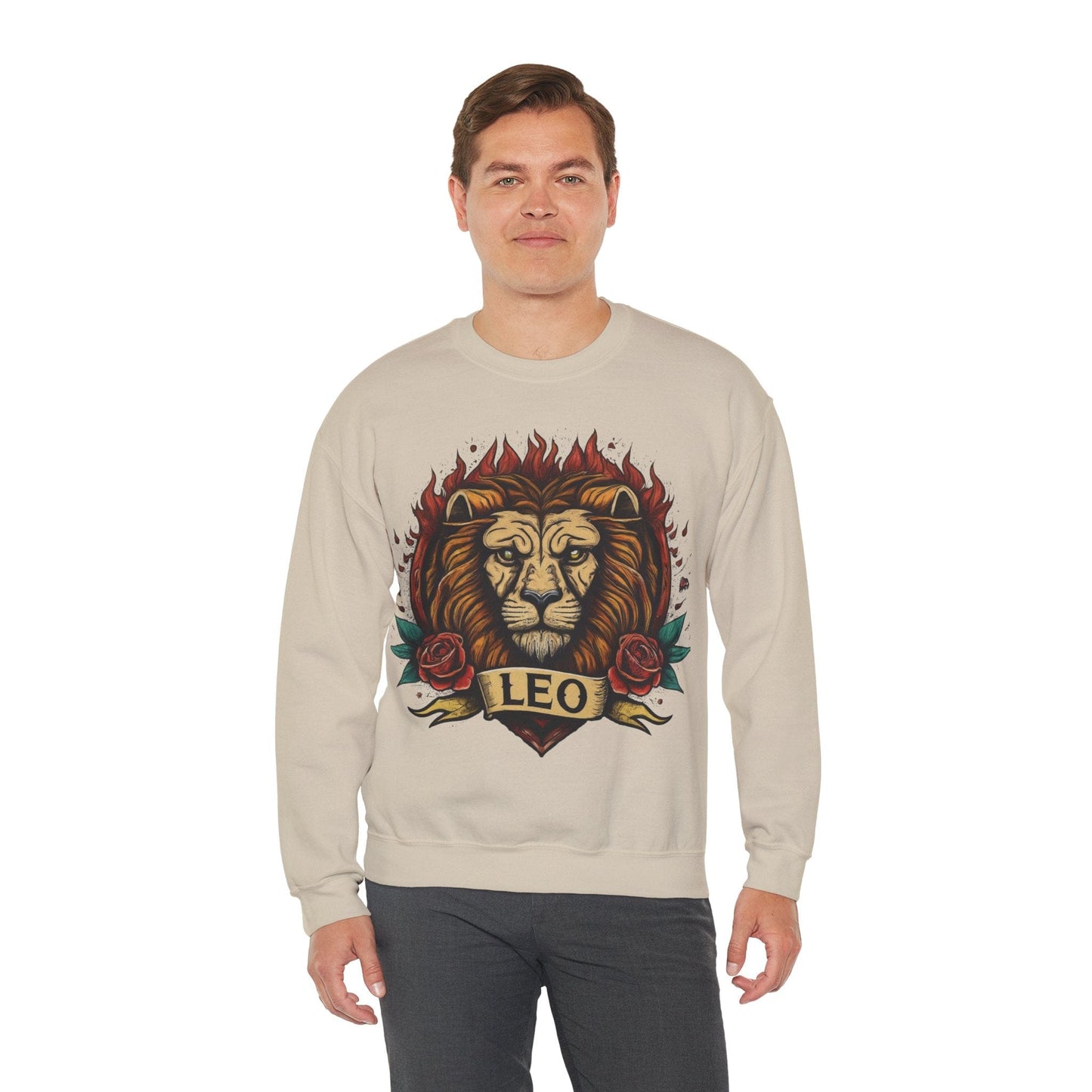 Sweatshirt Heart of the Leo Soft Crewneck Sweatshirt