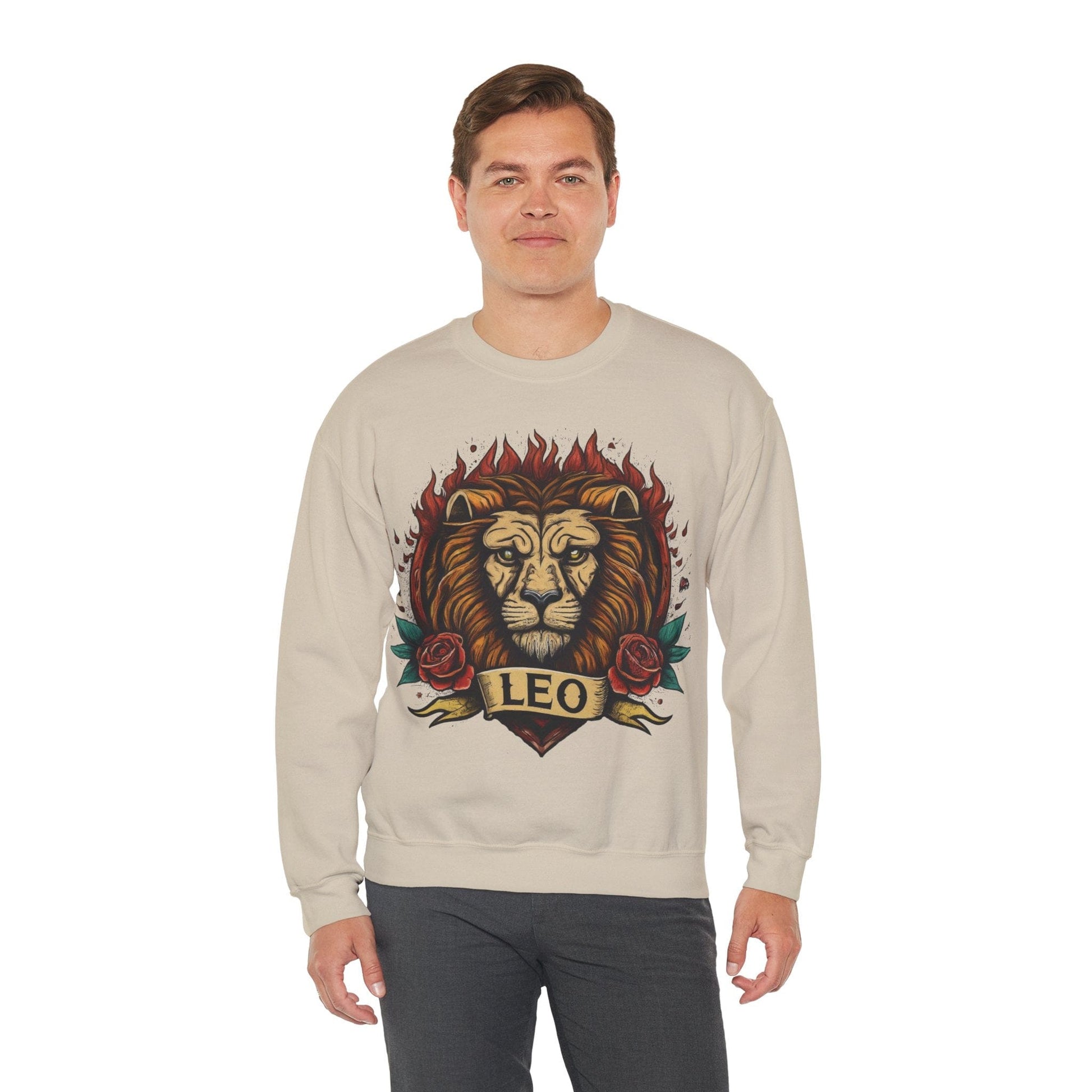 Sweatshirt Heart of the Leo Soft Crewneck Sweatshirt