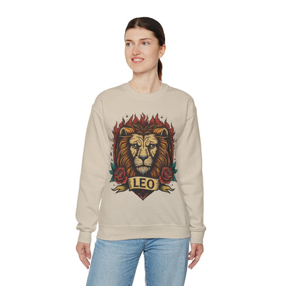 Sweatshirt Heart of the Leo Soft Crewneck Sweatshirt