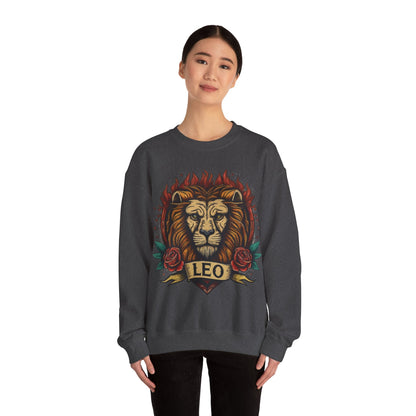 Sweatshirt Heart of the Leo Soft Crewneck Sweatshirt