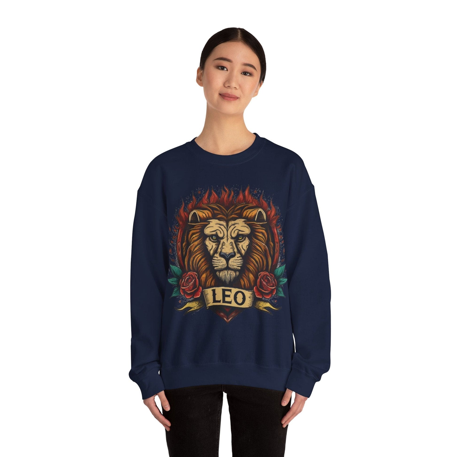 Sweatshirt Heart of the Leo Soft Crewneck Sweatshirt