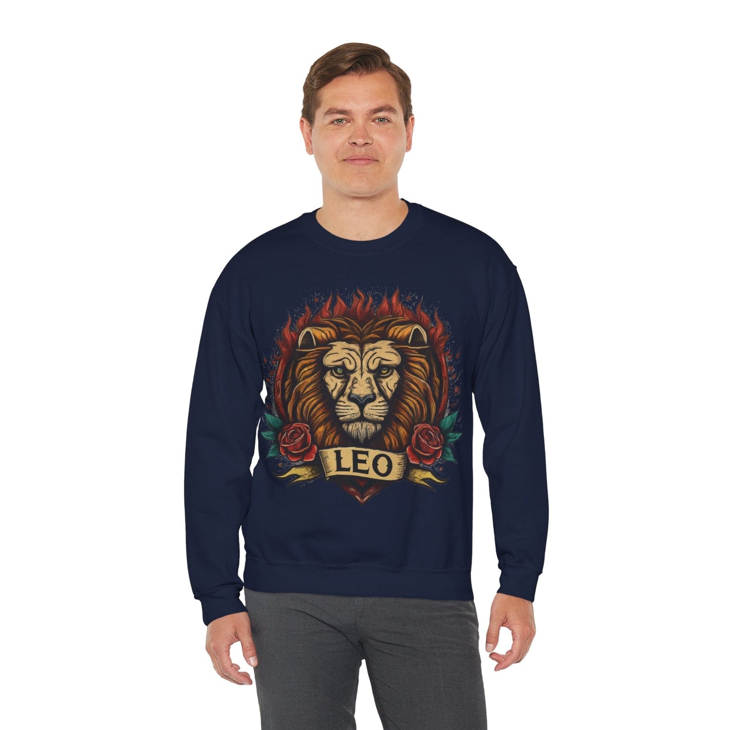 Sweatshirt Heart of the Leo Soft Crewneck Sweatshirt