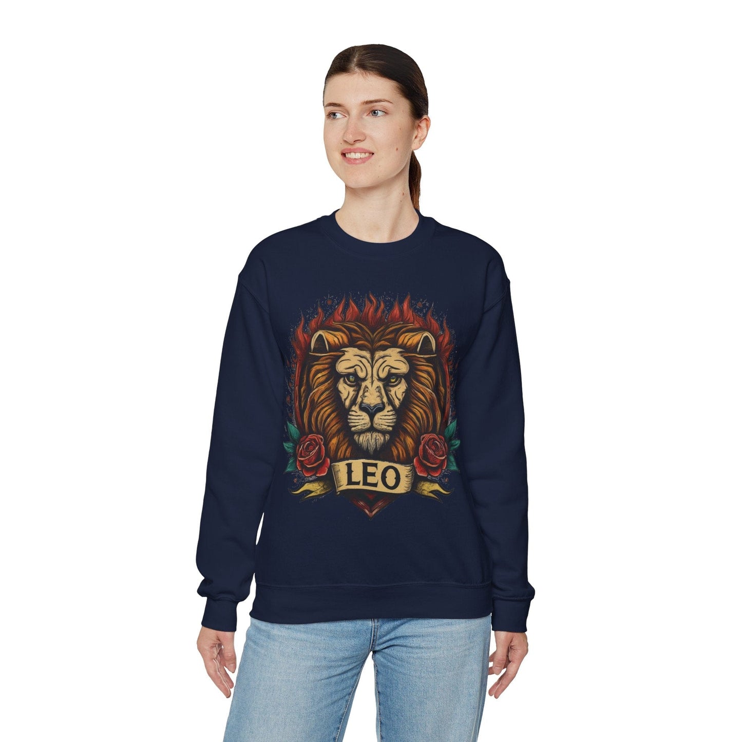 Sweatshirt Heart of the Leo Soft Crewneck Sweatshirt