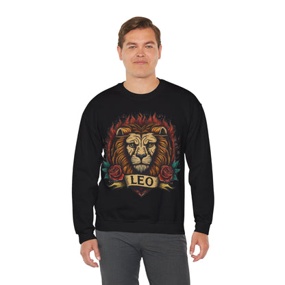 Sweatshirt Heart of the Leo Soft Crewneck Sweatshirt