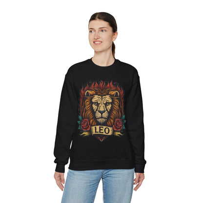 Sweatshirt Heart of the Leo Soft Crewneck Sweatshirt