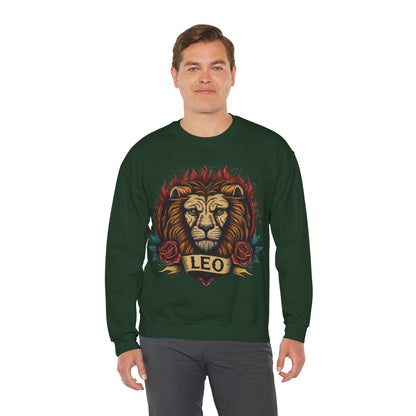 Sweatshirt Heart of the Leo Soft Crewneck Sweatshirt