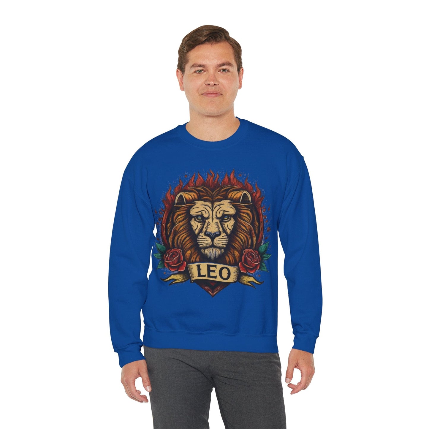 Sweatshirt Heart of the Leo Soft Crewneck Sweatshirt