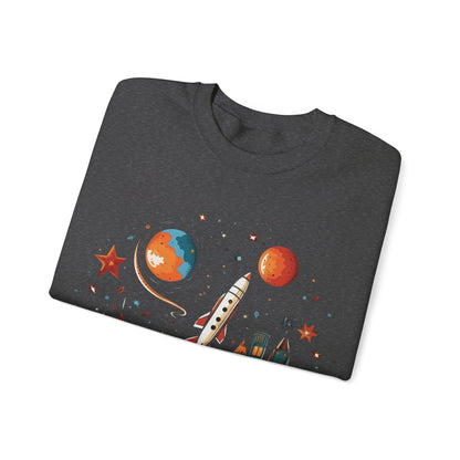 Sweatshirt Holiday Rocket Launch Sweater