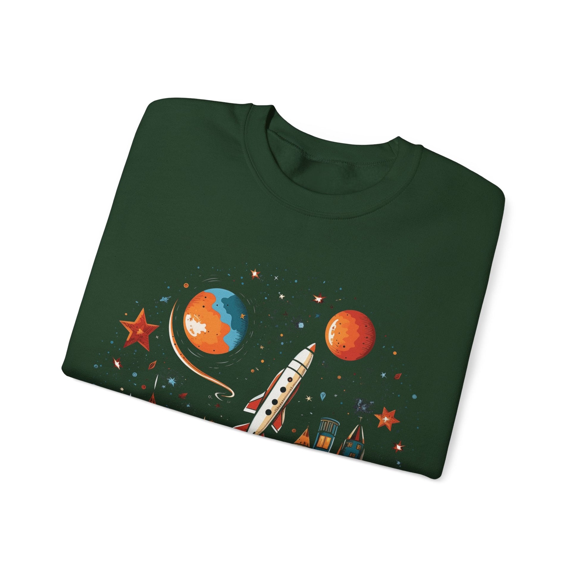 Sweatshirt Holiday Rocket Launch Sweater