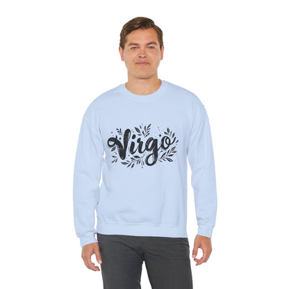 Sweatshirt Ink Splattered Virtue Virgo Sweater: Creatively Crafted