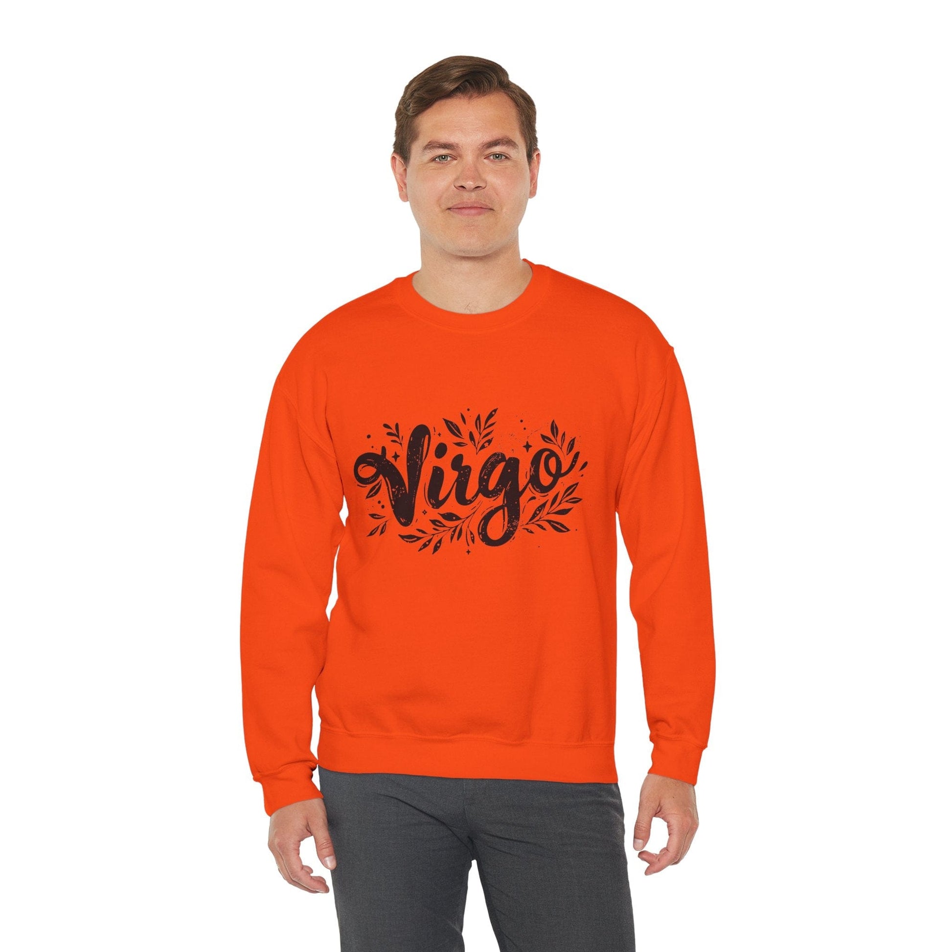 Sweatshirt Ink Splattered Virtue Virgo Sweater: Creatively Crafted