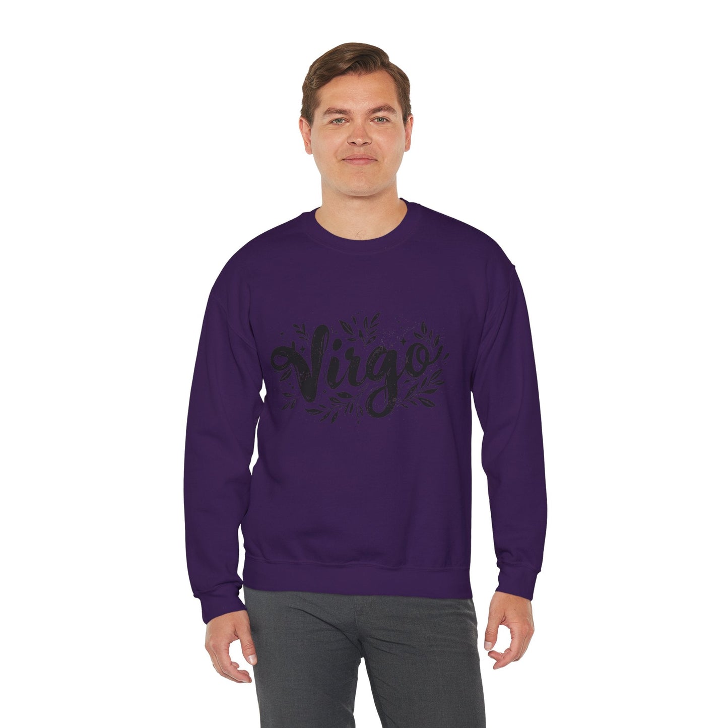 Sweatshirt Ink Splattered Virtue Virgo Sweater: Creatively Crafted