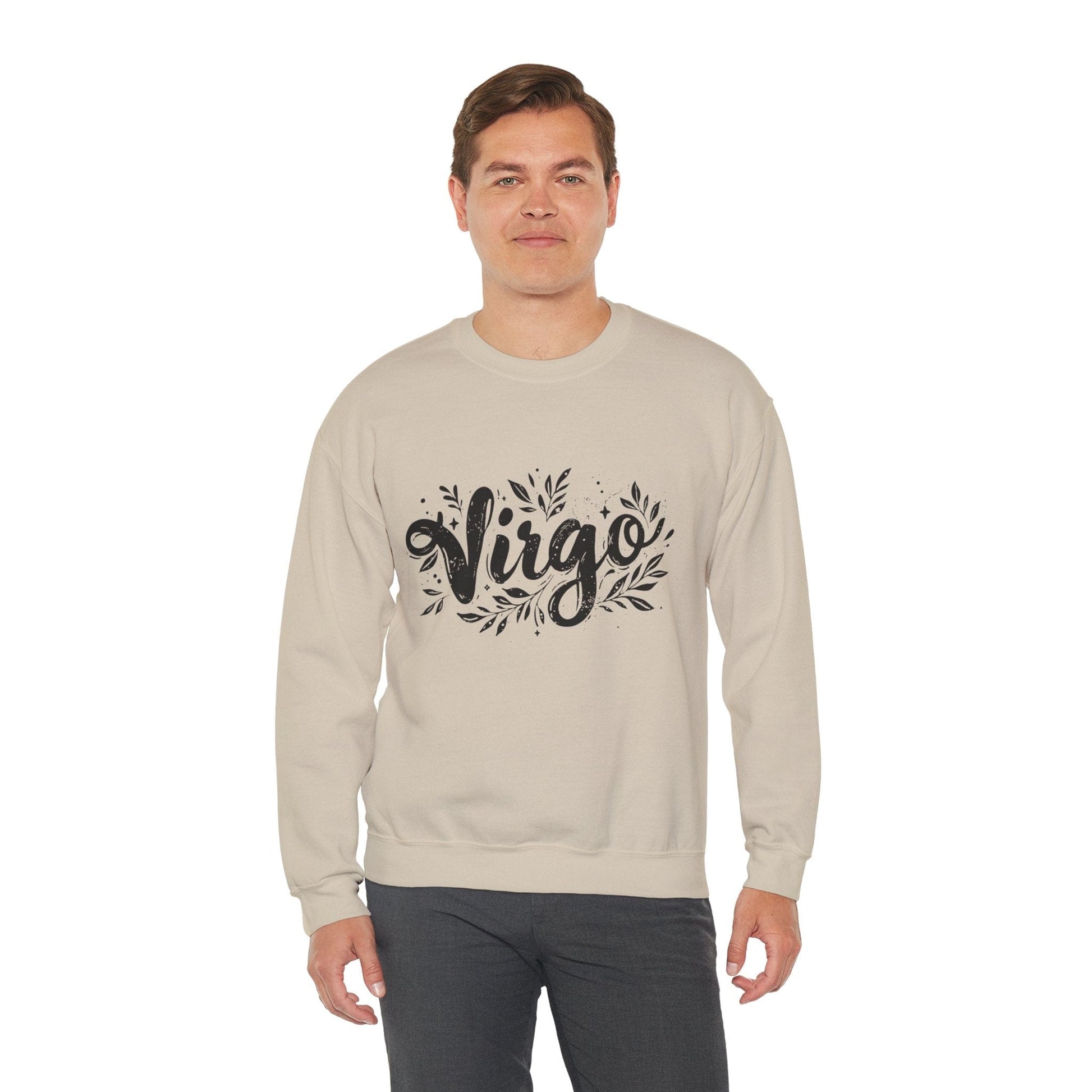 Sweatshirt Ink Splattered Virtue Virgo Sweater: Creatively Crafted