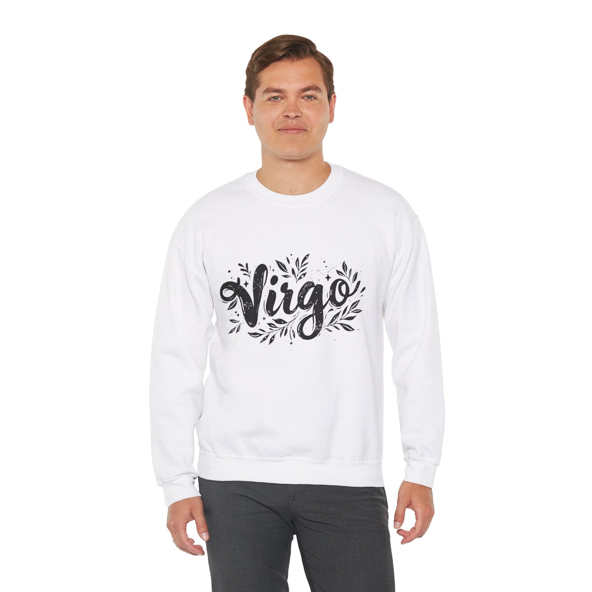 Sweatshirt Ink Splattered Virtue Virgo Sweater: Creatively Crafted