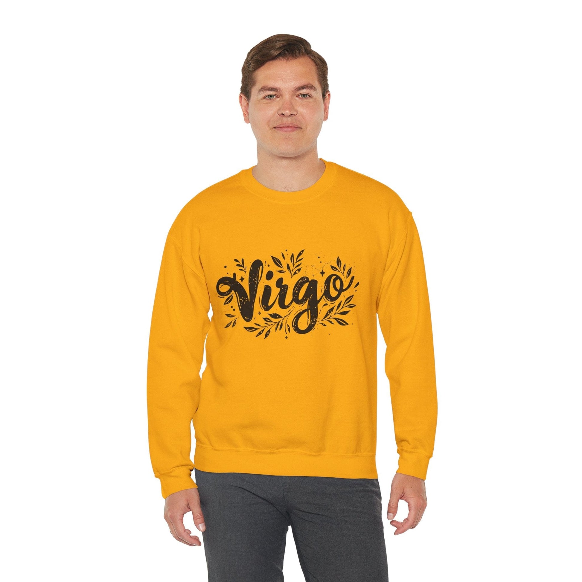 Sweatshirt Ink Splattered Virtue Virgo Sweater: Creatively Crafted